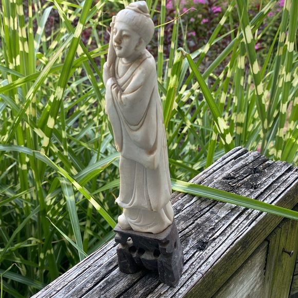 Vintage Soapstone Carving of Han Xiangzi - Picture 2 of 10